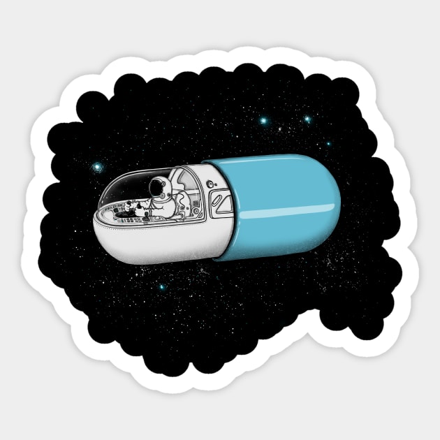 Space Capsule Sticker by expo